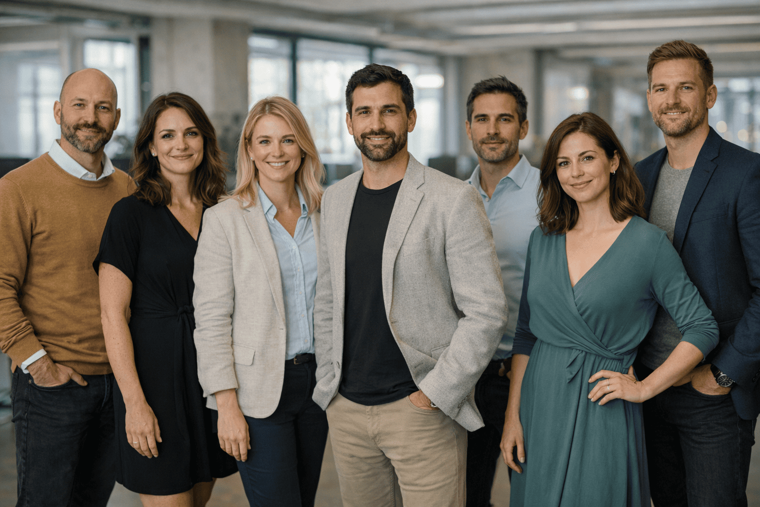 Team working on AI trading platform — Escala Opulex